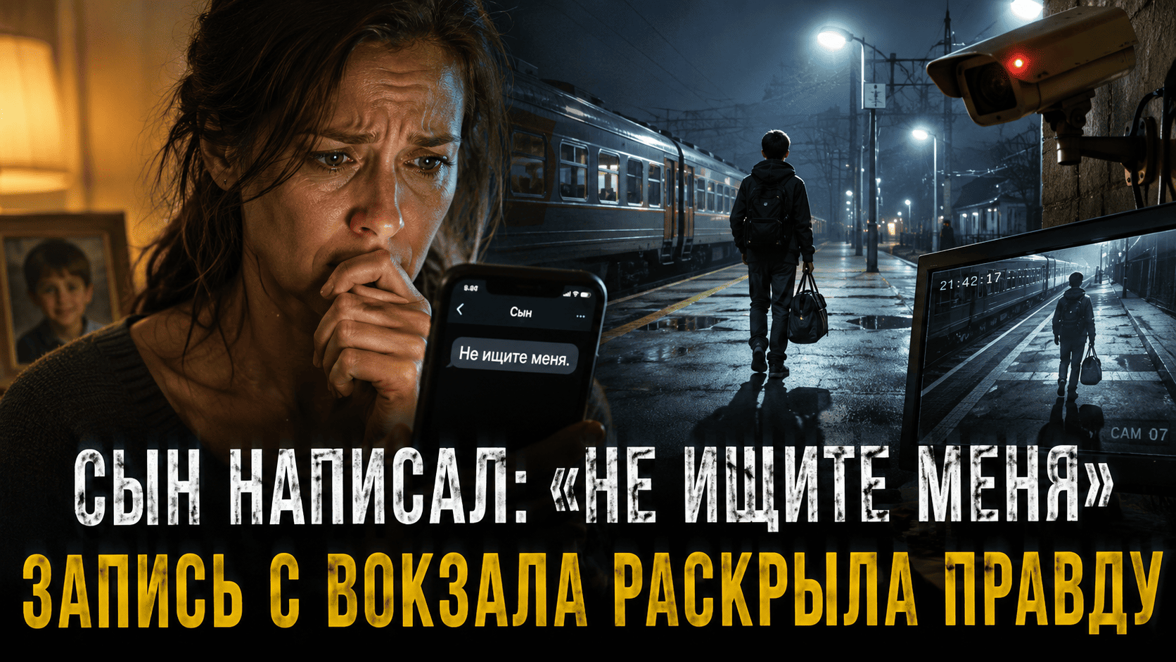 Сын написал: „Не ищите меня“. Через сутки запись с вокзала раскрыла страшную правду